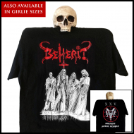 BEHERIT Satanic Metal Temple (Oath Of Black Blood) SHIRT SIZE S